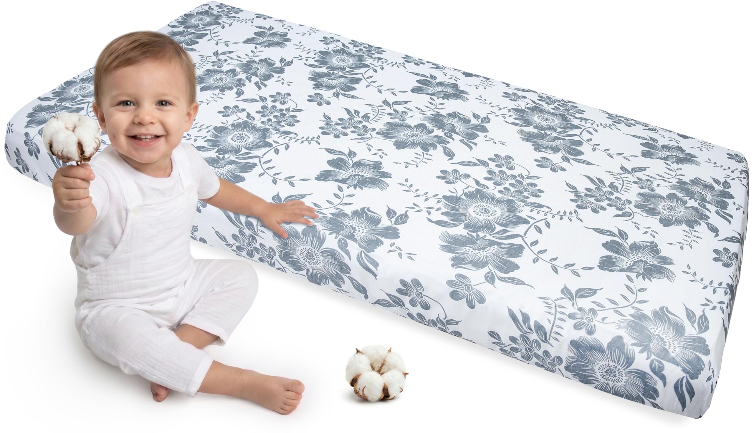 Medi Partners Fitted Sheet 60x120 cm 100% Cotton Baby Bed Linen Mattress Cot (Berry)