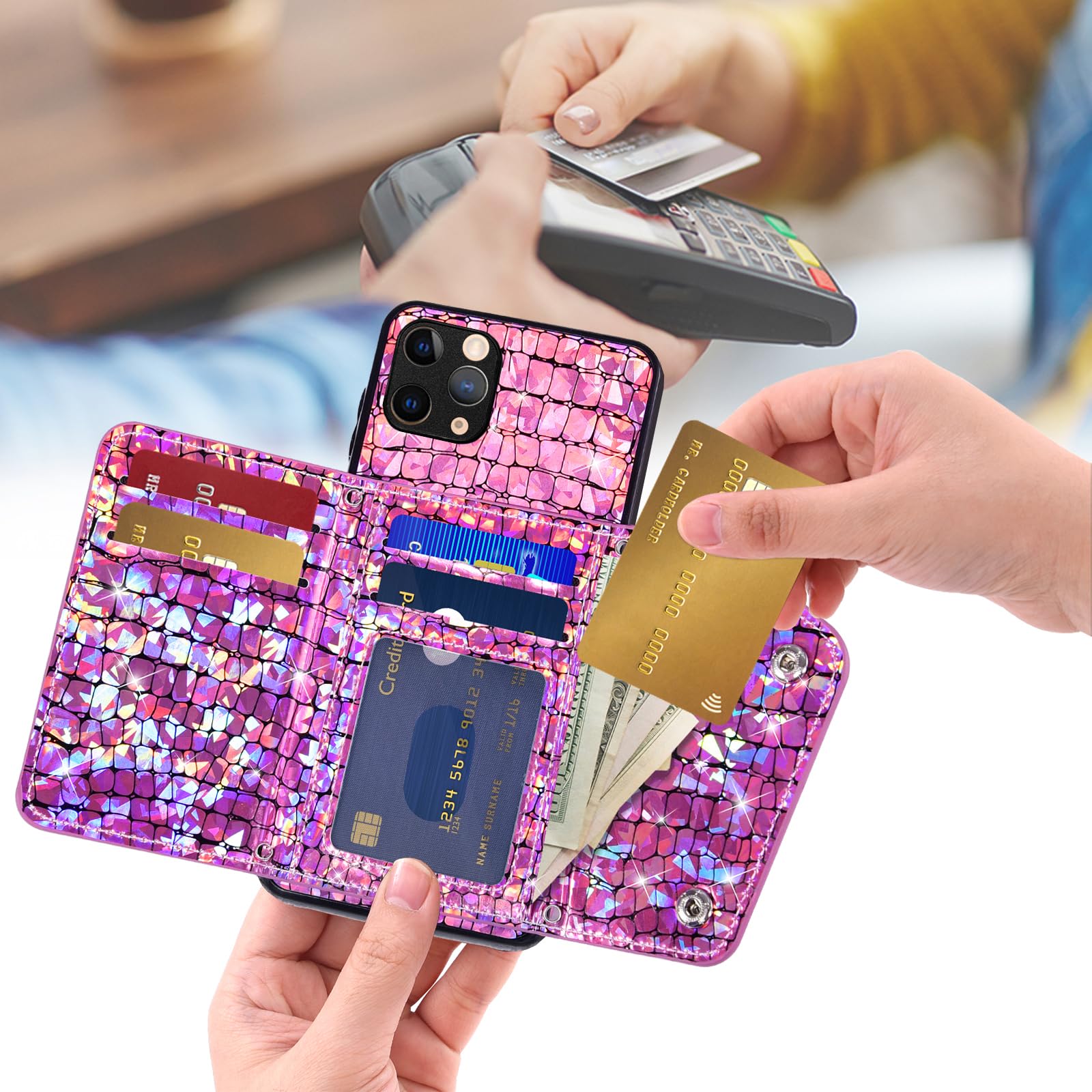 Asuwish Phone Case For IPhone 11 Pro Max 6.5 With Tempered Glass Screen