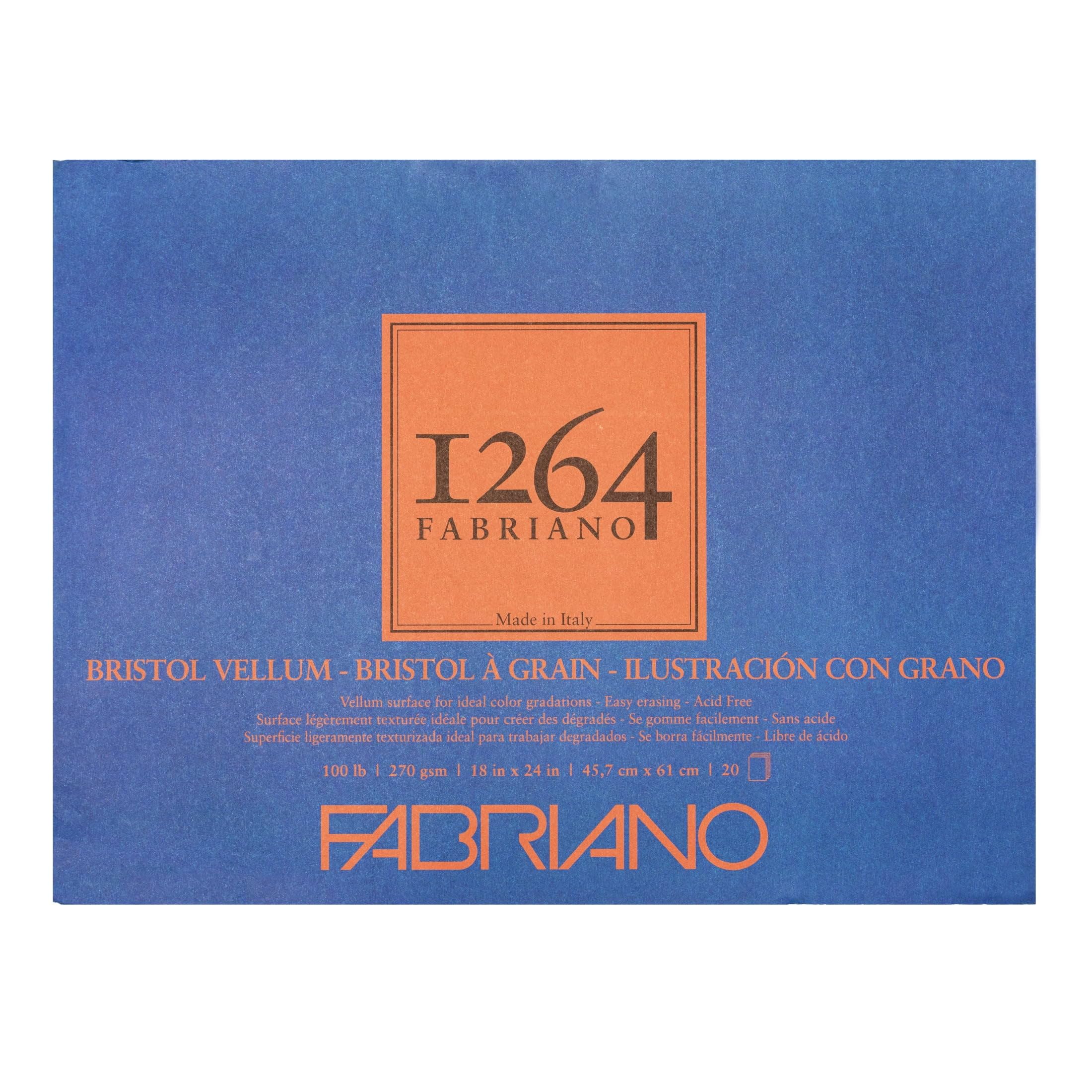 Fabriano Vellum Bristol bloc de papel blanco para tus ilustraciones diarias 5