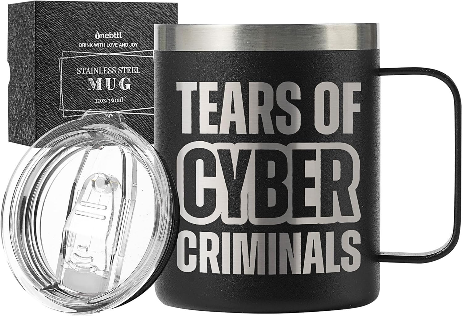 Onebttl Cybersecurity Gifts, 12oz Stainless Steel Insulated Coffee Mug, Cyber Security Expert Gift, Programmer Gift for Men, Tear of the Cyber Criminal : Home Kitchen Onebttl Cybersecurity Gifts, 12oz Stainless Steel Insulated Coffee Mug, Cyber Security Expert Gift, Programmer Gift for Men, Tear of the Cyber Criminal : Home Kitchen