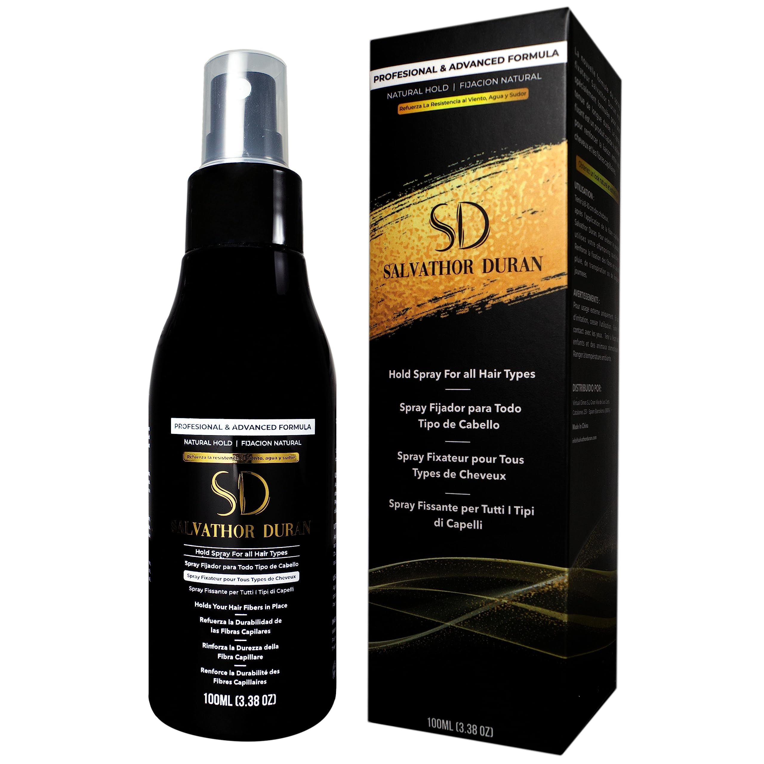 Fissatore di Fibre Capillari Salvathor Duran da 100 ml - Spray di Fibre Capillari