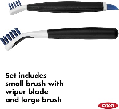 OXO Good Grips Deep Clean Brush Set, Orange, Blue