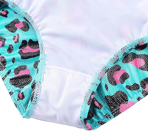 Miniatura 5 de TFJH E - Leotardo de gimnasia brillante de una pieza para niñas y niños