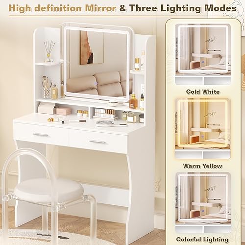 Miniatura 2 de Greenvelly Escritorio negro para computadora de oficina en forma de L con cajones de almacenamiento, escritorio de metal negro de 56 pulgadas con