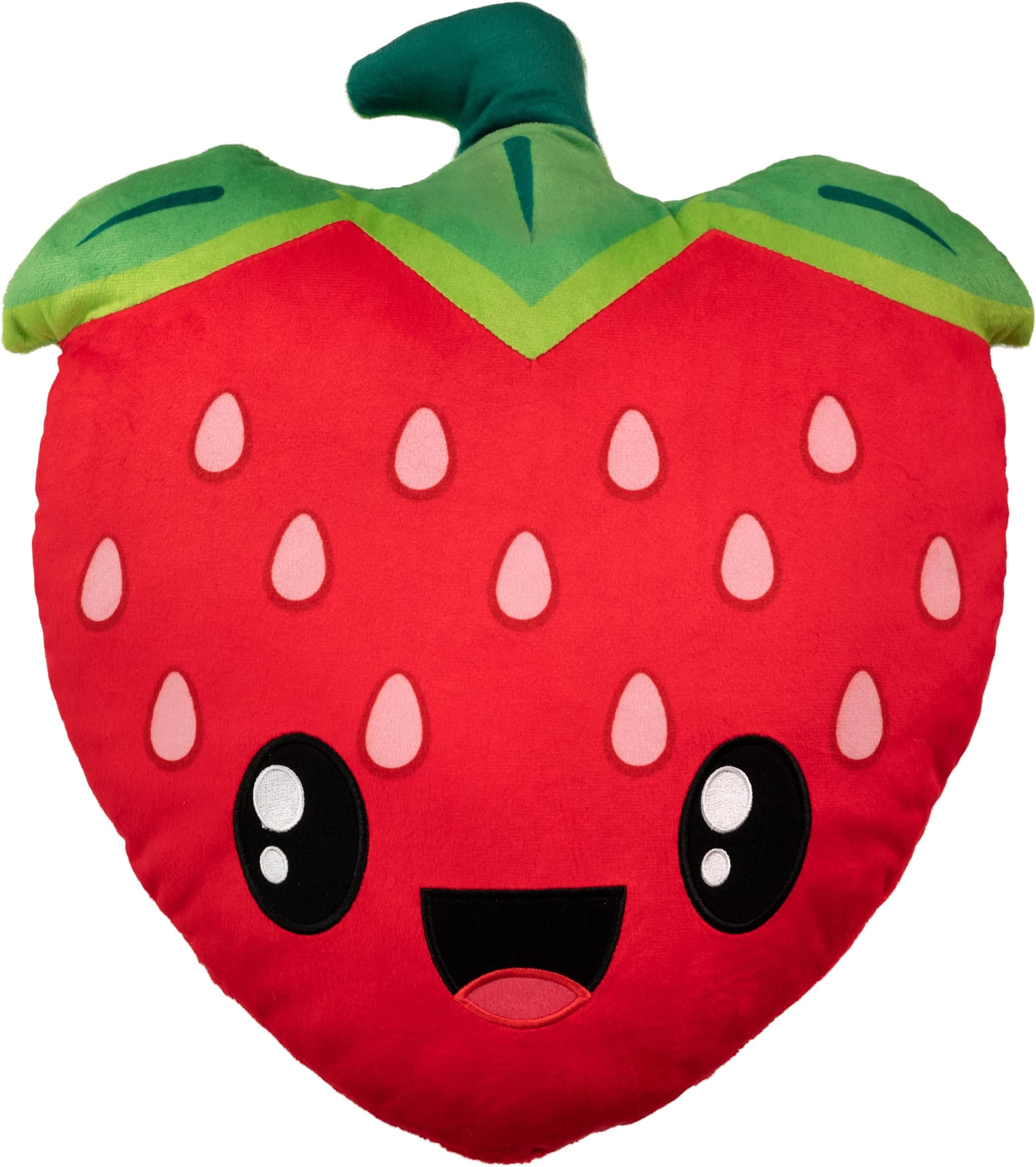 Smillows - Patented Gourmet Scented Stuffed Plush Pillows (Strawberry) - Accent, Throw, Decorative Pillows - Kids Room Decor, Gift for Kids