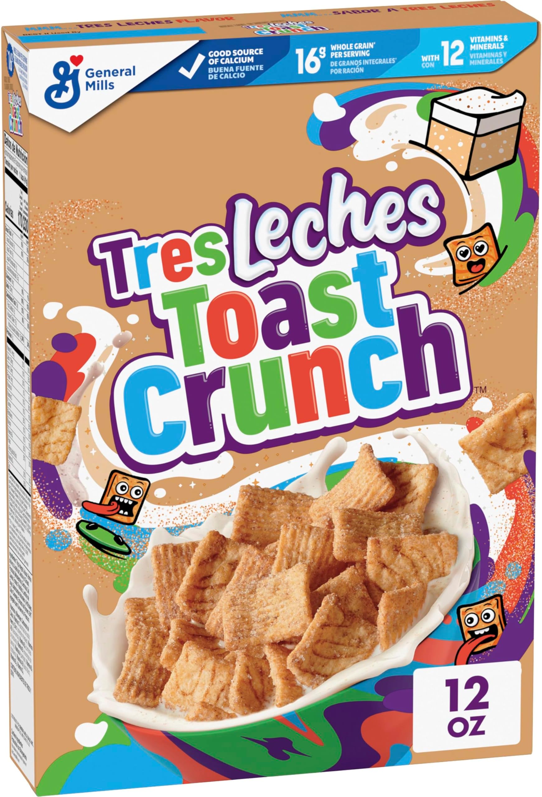 GMI Cinnamon Toast Crunch Cereals Tres Leches 12 OZ