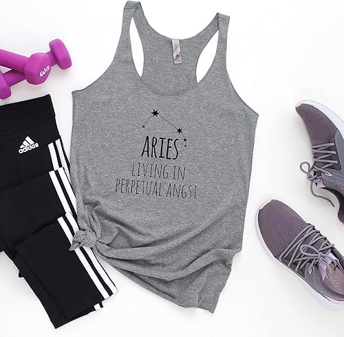 Miniatura 8 de Capricorn Zodiac (Boss of the Entire Universe), Women's Graphic Racerback Tank Top by Moonlight Makers, Gift for Her, Shirts with Sayings, Yoga Tee