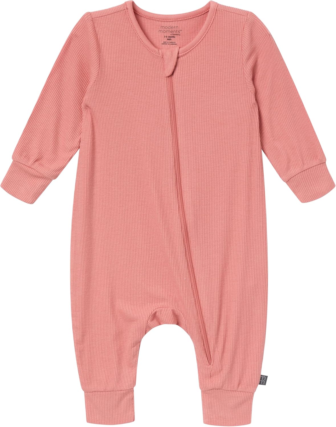 Modern Moments by Gerber Unisex Baby Viscose 2-pack Footless Coveralls - Image 2