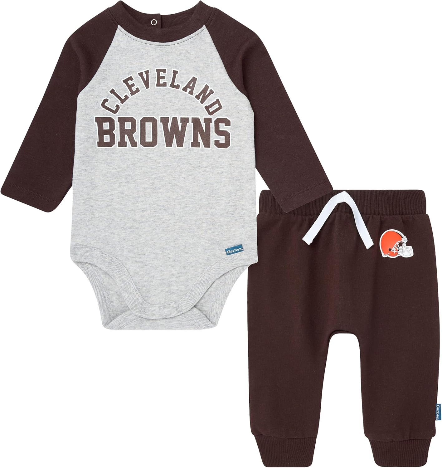 Gerber NFL unisex-baby Nfl Onesie Bodysuit and Jogger Set