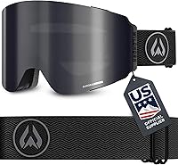 Wildhorn Roca Pro Ski Snowboard Goggles - 185° Ultra-Wide FOV, Magnetic Lenses, Anti-Fog/Scratch, 100% UV Men Women