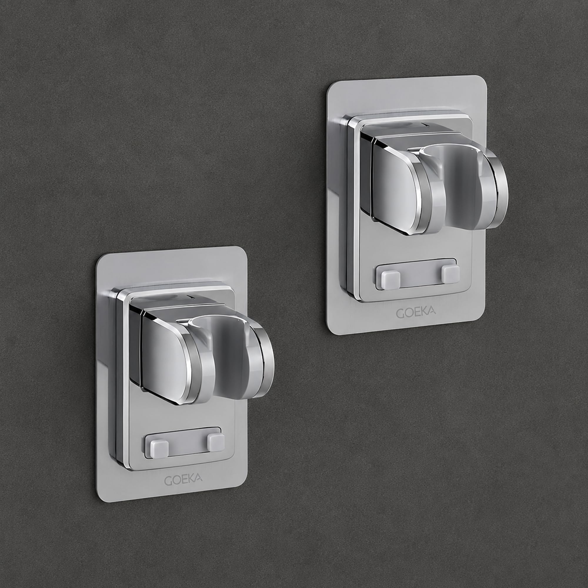 GOEKA Hand Shower Holder - No Drill Installation -8