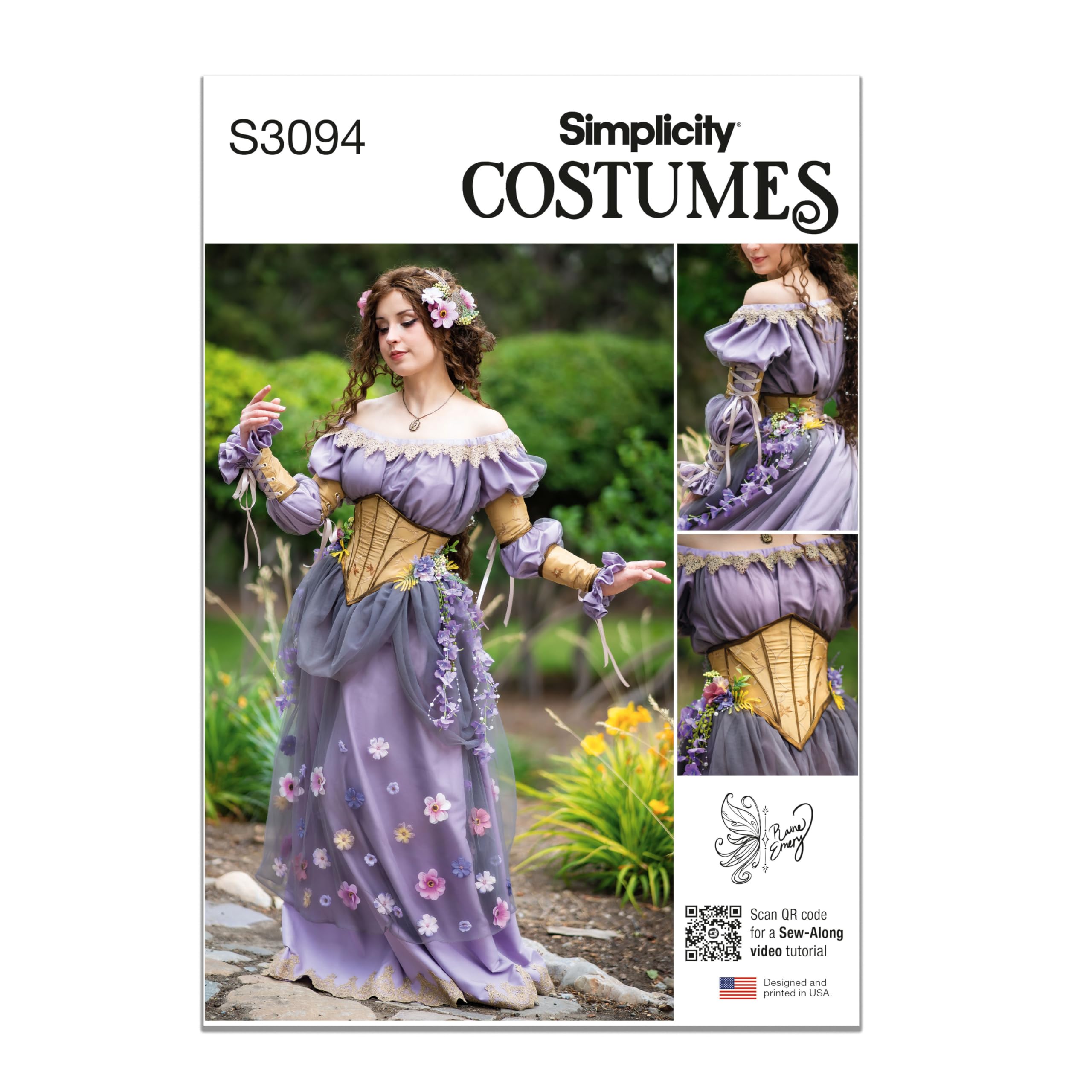 Amazon.com: Simplicity SS3094H5 Misses' Fantasy Pullover Gown