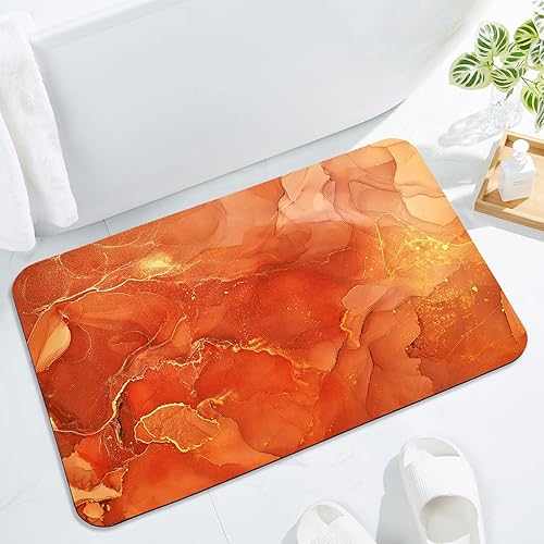 Gibelle Alfombra de baño súper absorbente, de secado rápido, delgada, para debajo de la puerta, antideslizante, parte trasera de goma, para frente