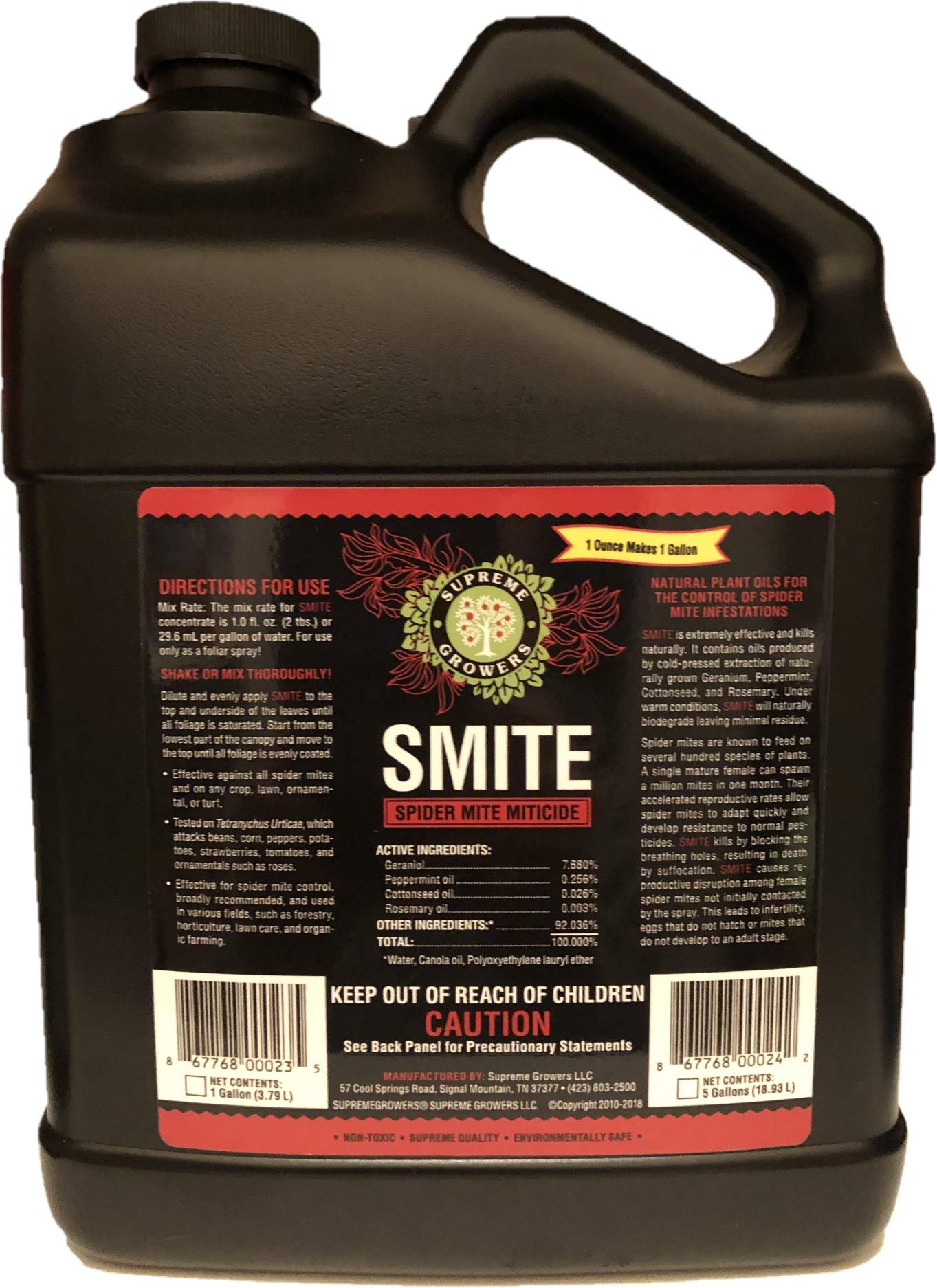 Buy Supreme Growers Smite Spider Mite Killer, All Natural Pesticide
