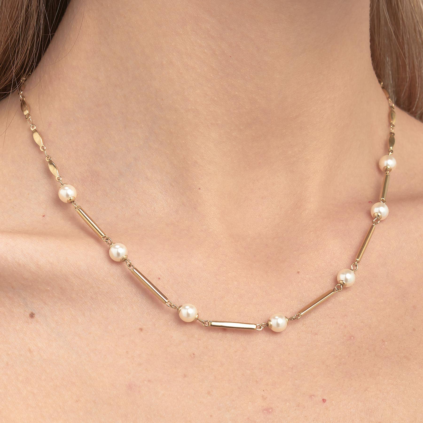 Brosway Collana Donna, Collana in Acciaio e Perle | Collezione Affinity - BFF161