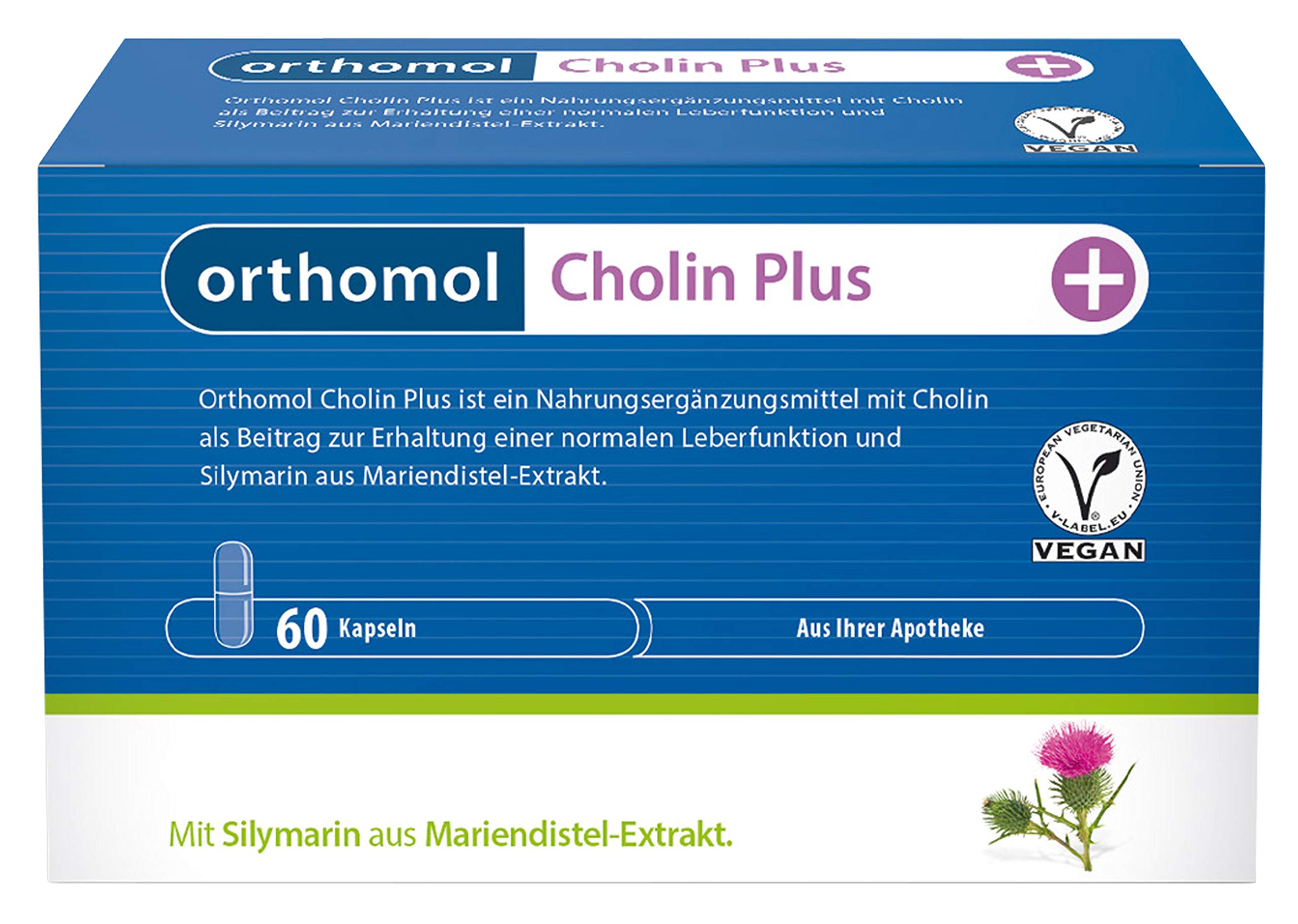 ORTHOMOL CHOLIN PLUS CAPS 60'S