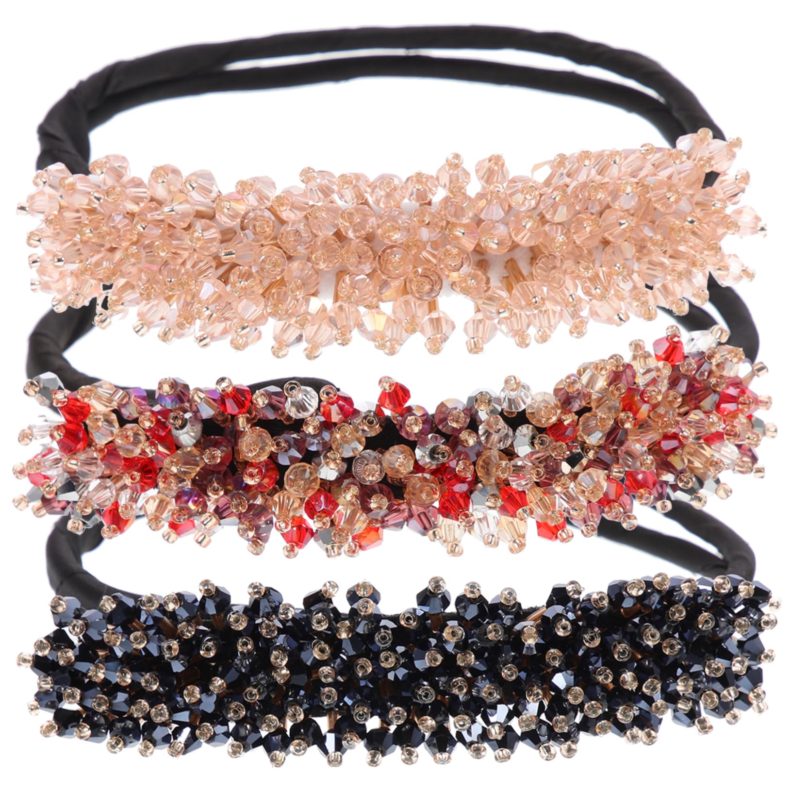 Beavorty 3 Set Di Strumenti Per Chignon E Bigodini Per Donne Accessori Per Lo Styling Dei 3 Pezzi*3