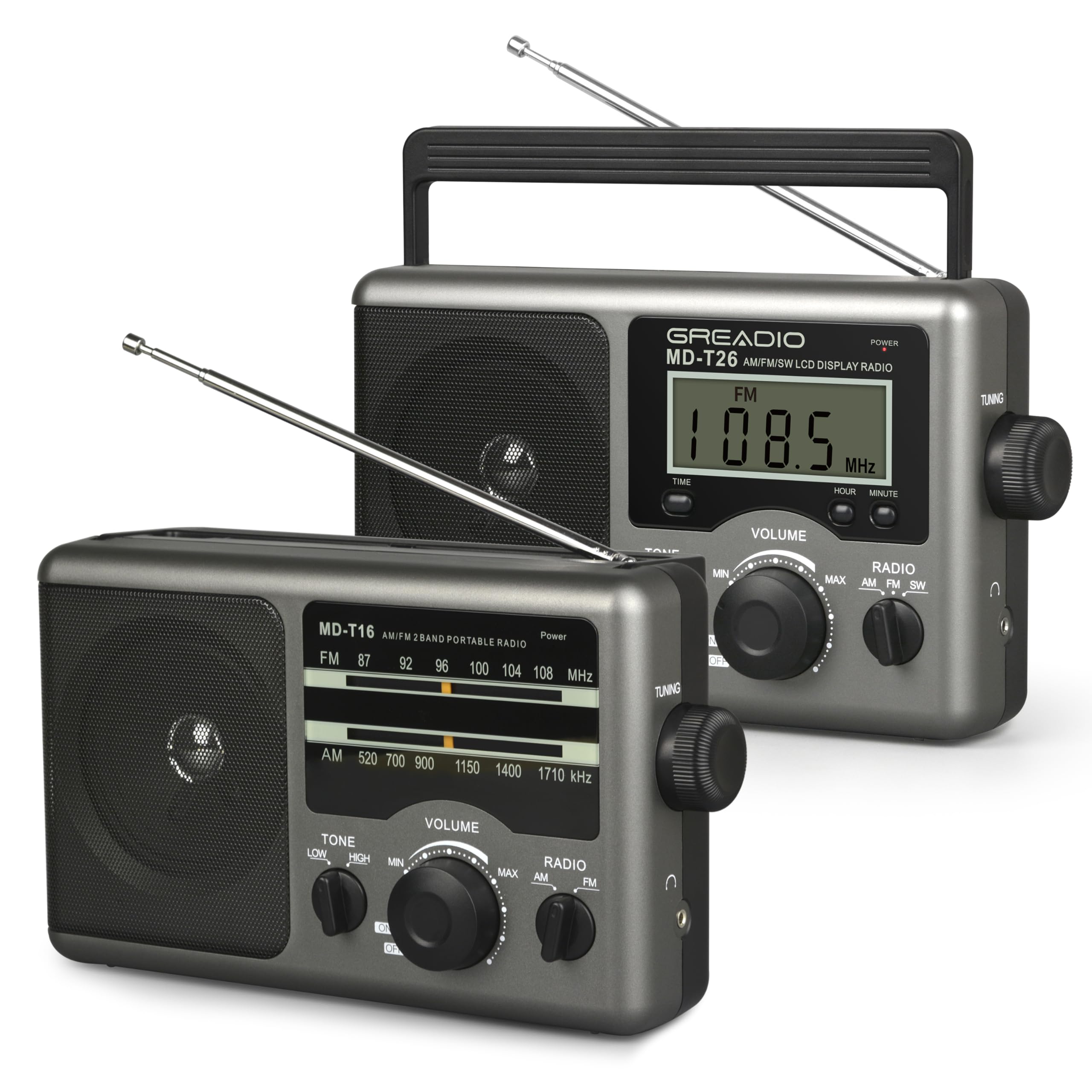 Amazon.com: Greadio Portable Shortwave Radio+AM FM Portable Radio