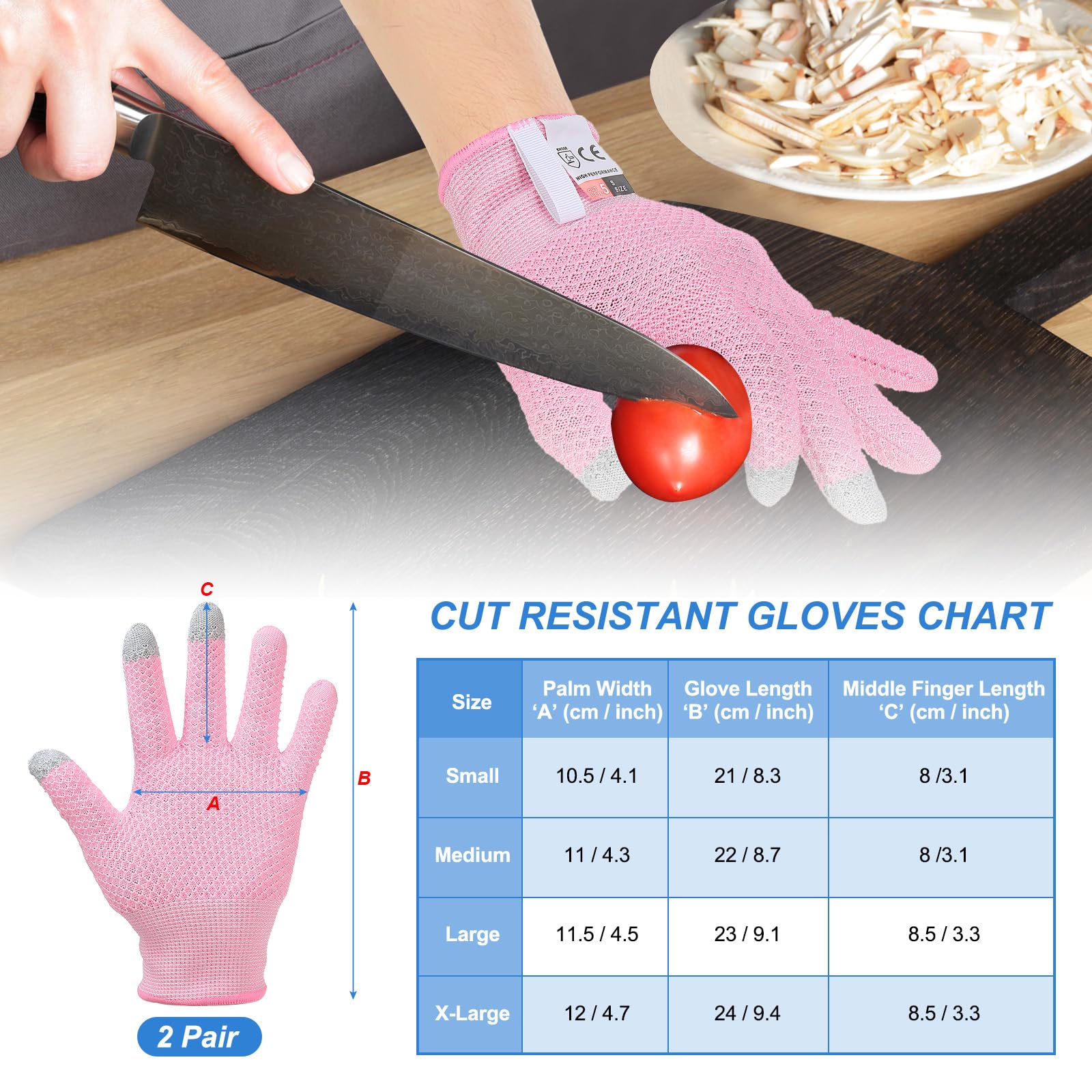PATIKIL Cut Resistant Gloves - Image 2