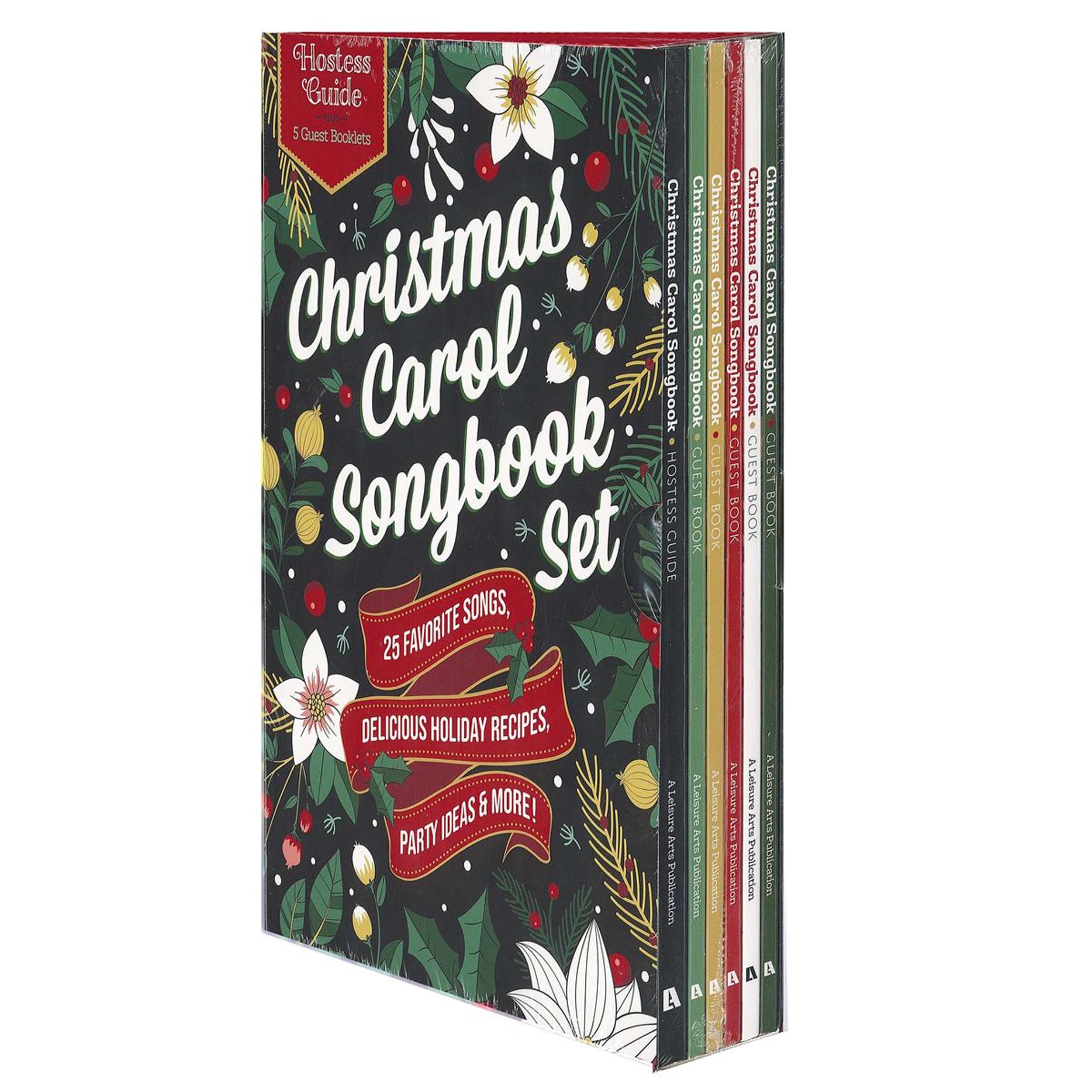 Leisure Arts Christmas Books 6 Piece Set - Comprehensive Christmas Carol Song Book for Music Enthusiasts, Carol, Holiday Box Set, Singalong Book