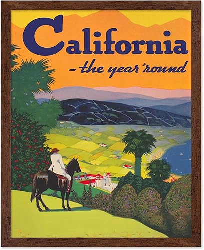 Miniatura 34 de Poster Master Póster de viaje vintage, impresión retro de Miami, arte de Florida, regalo elegante para hombres, mujeres, amantes de los viajes,