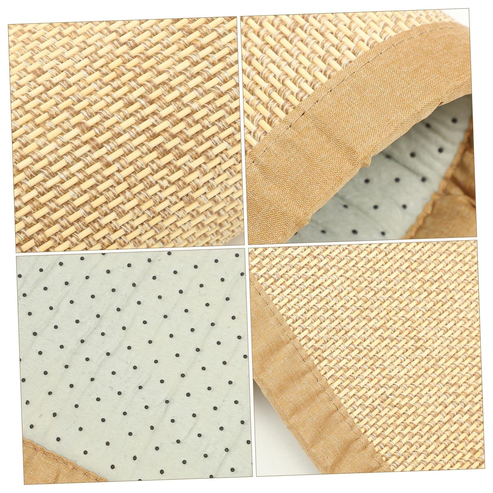 Tappetino Tatami giapponese 50 x 150 cm, tappetino da meditazione intrecciato, cuscino da pavimento traspirante for yoga, relax, lettura, sala da tè, soggiorno e decorazioni for la casa