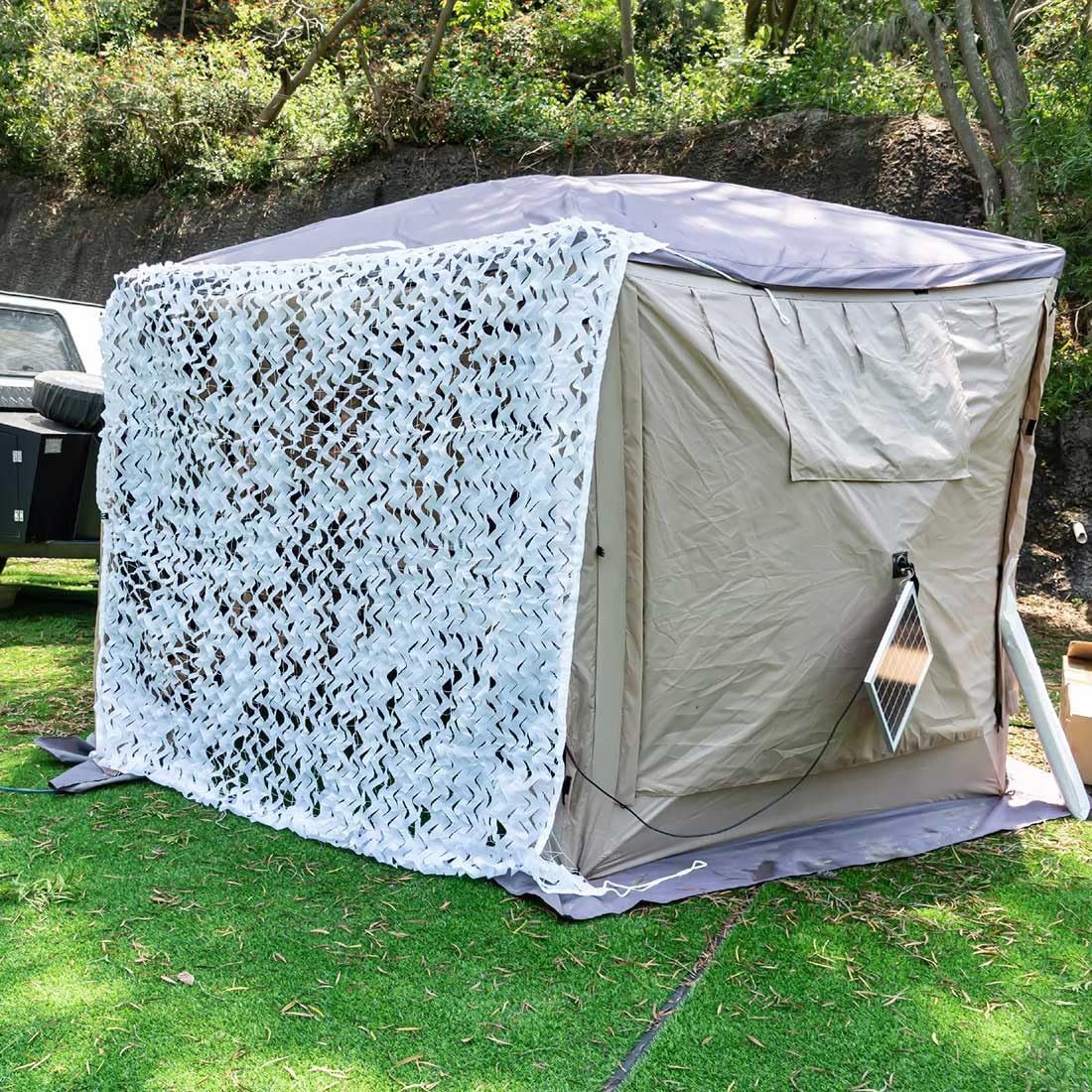 ウッドランド　ギリー　迷彩ネット アウトレット！40％OFF】UFC カモフラージュネット Sサイズ（1.5m×2m