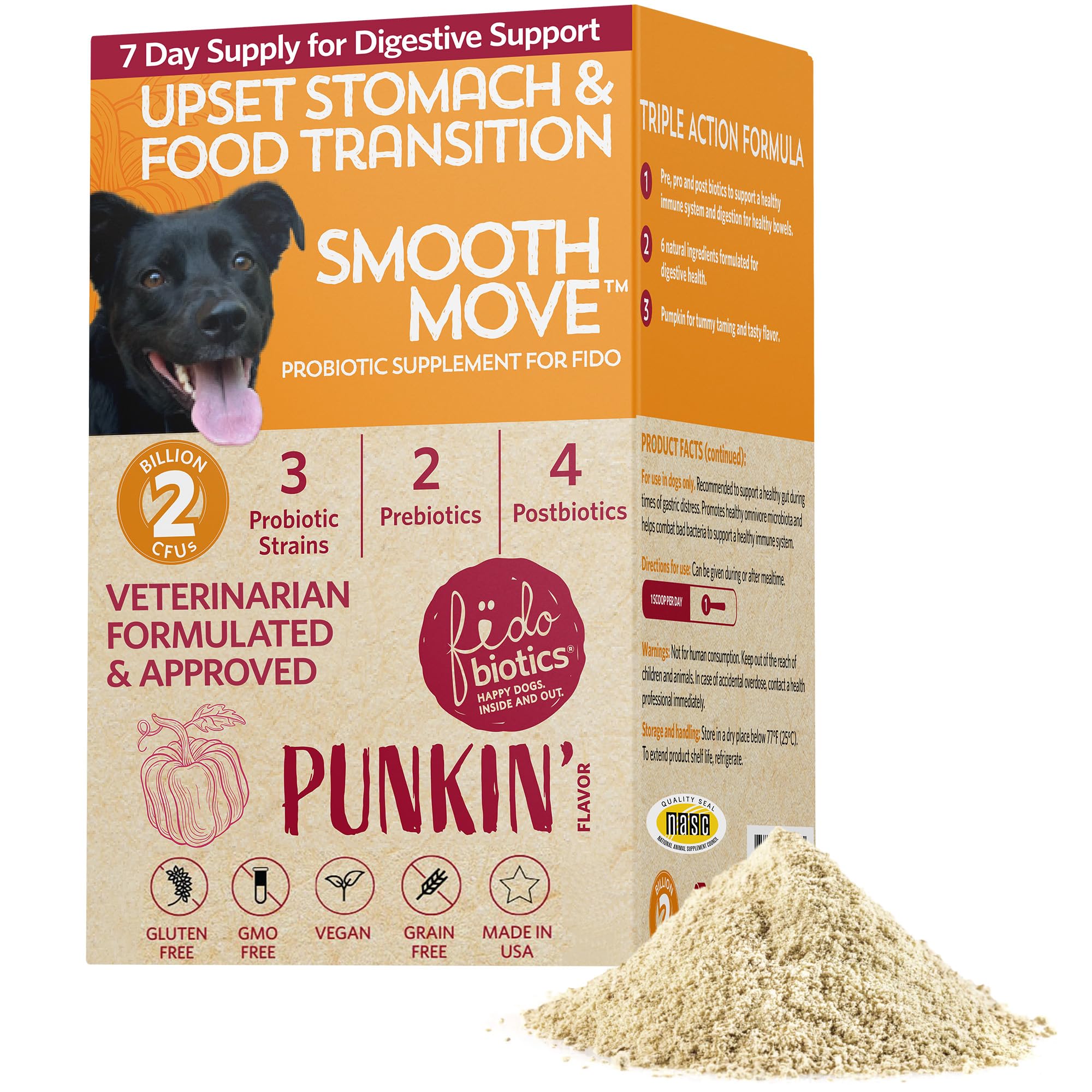 Pumpkin for Dogs with Probiotics, 7-Day Serving