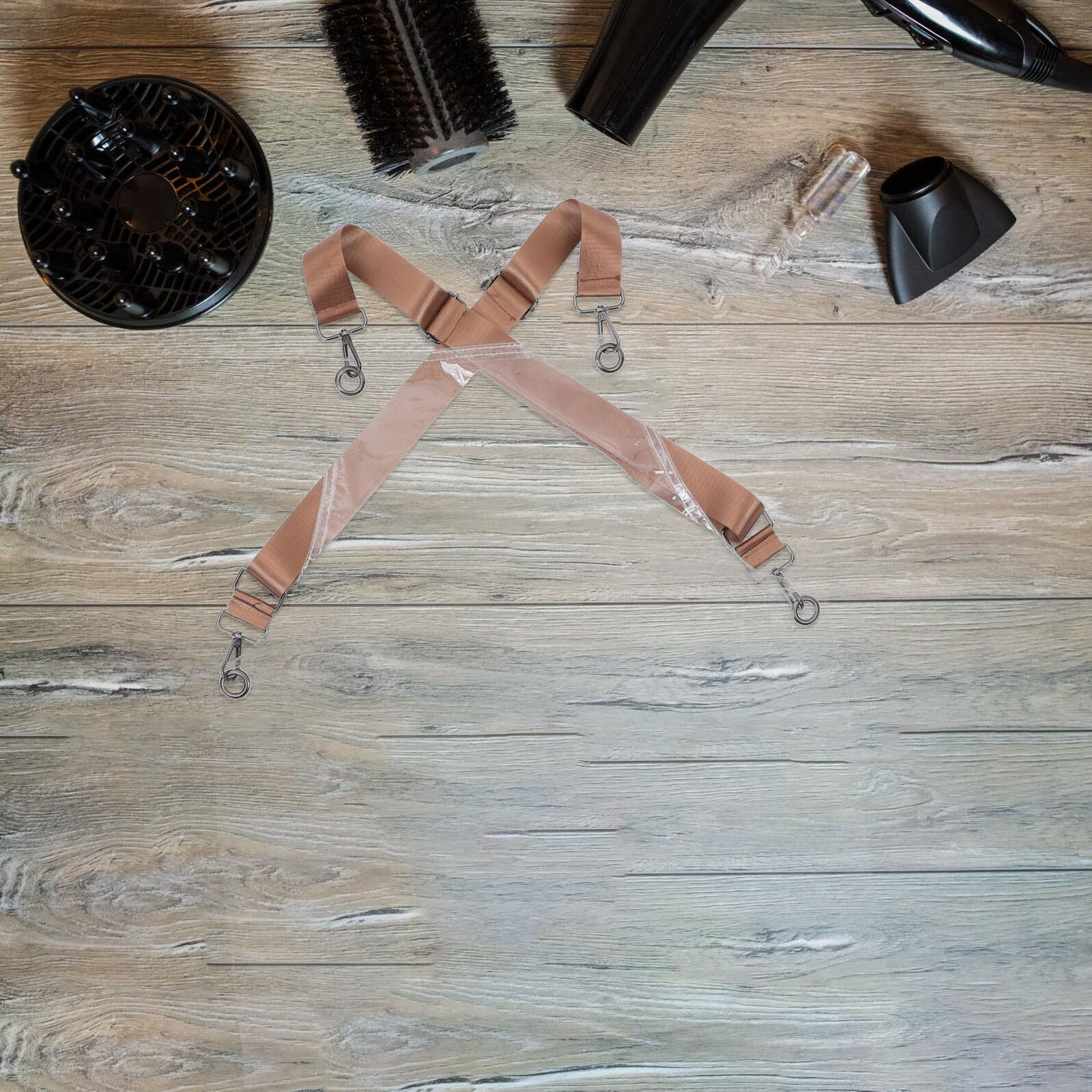 Delantal Transparente para Peluquería y Resistente Manchas con Tiras Ajustables Protección Profesional para Estilistas y Cocineros