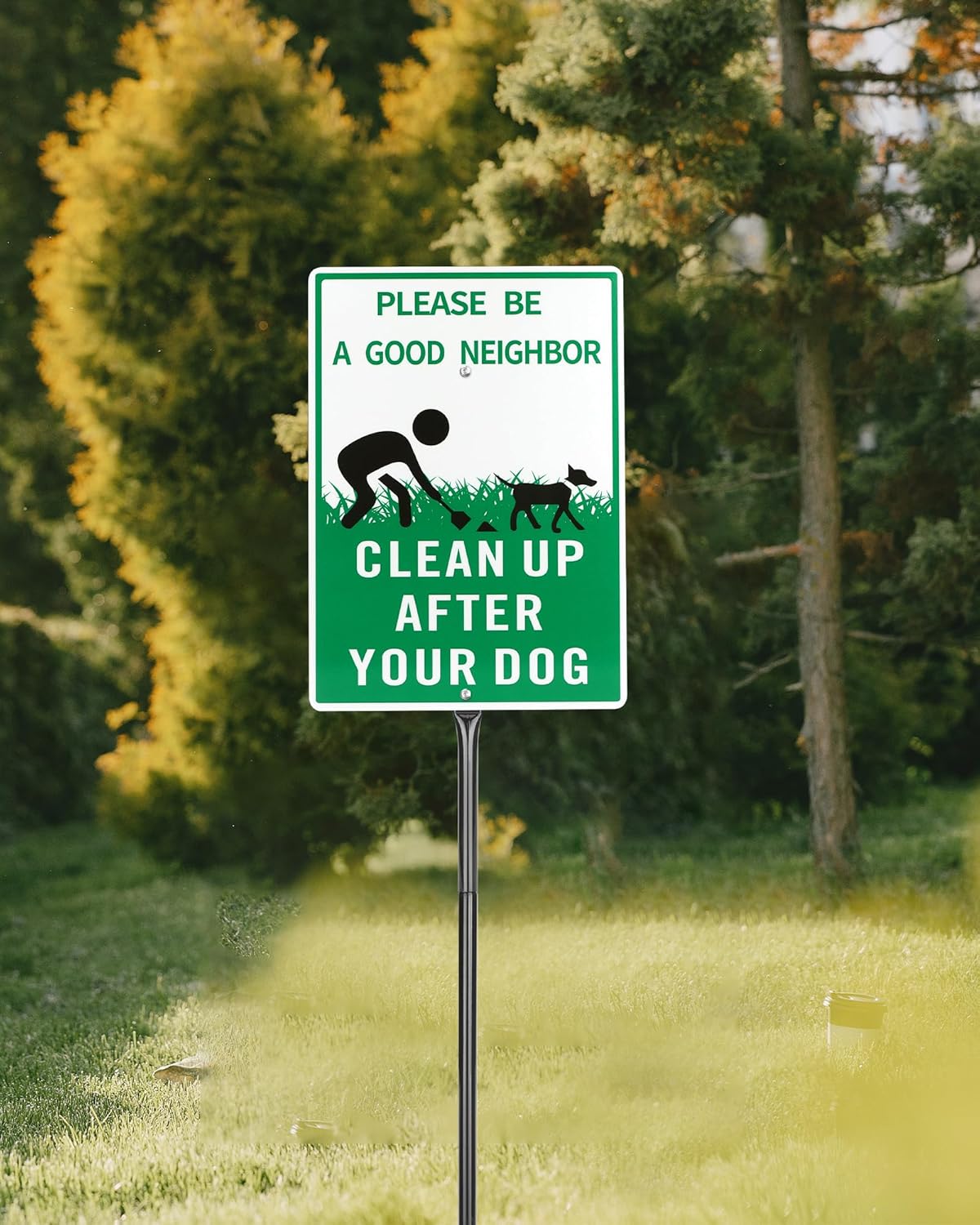 Thten Please Clean Up After Your Dog、Pickup Your Dog Poop Signs、Do