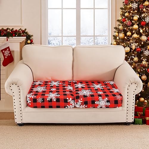 Miniatura 305 de Smiry Fundas de cojín de sofá con estampado, fundas de sofá elásticas y suaves para sofá, funda de sofá antideslizante lavable protector de muebles