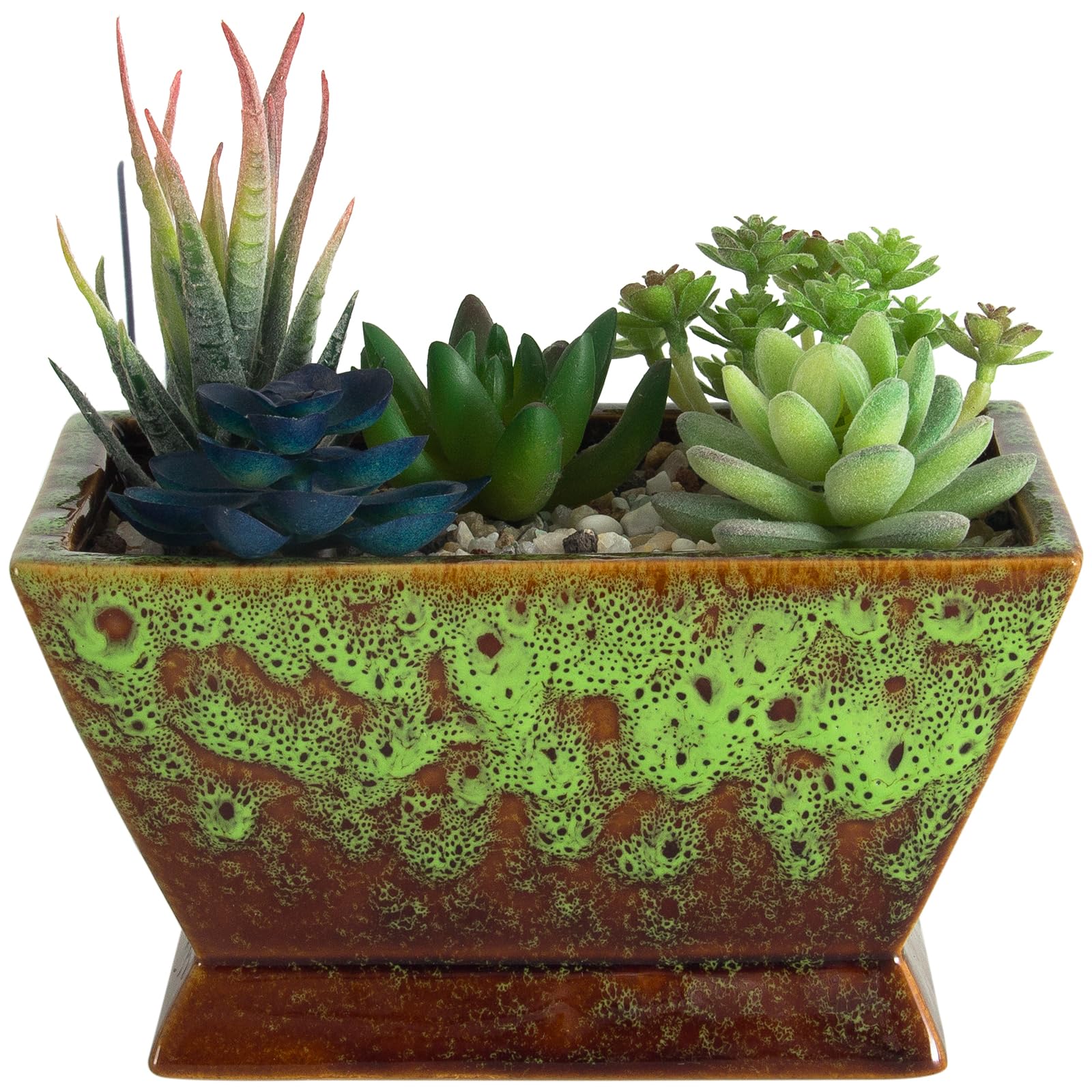 ARTKETTY Plant Pots, Large Succulent Planters Pots with Drainage