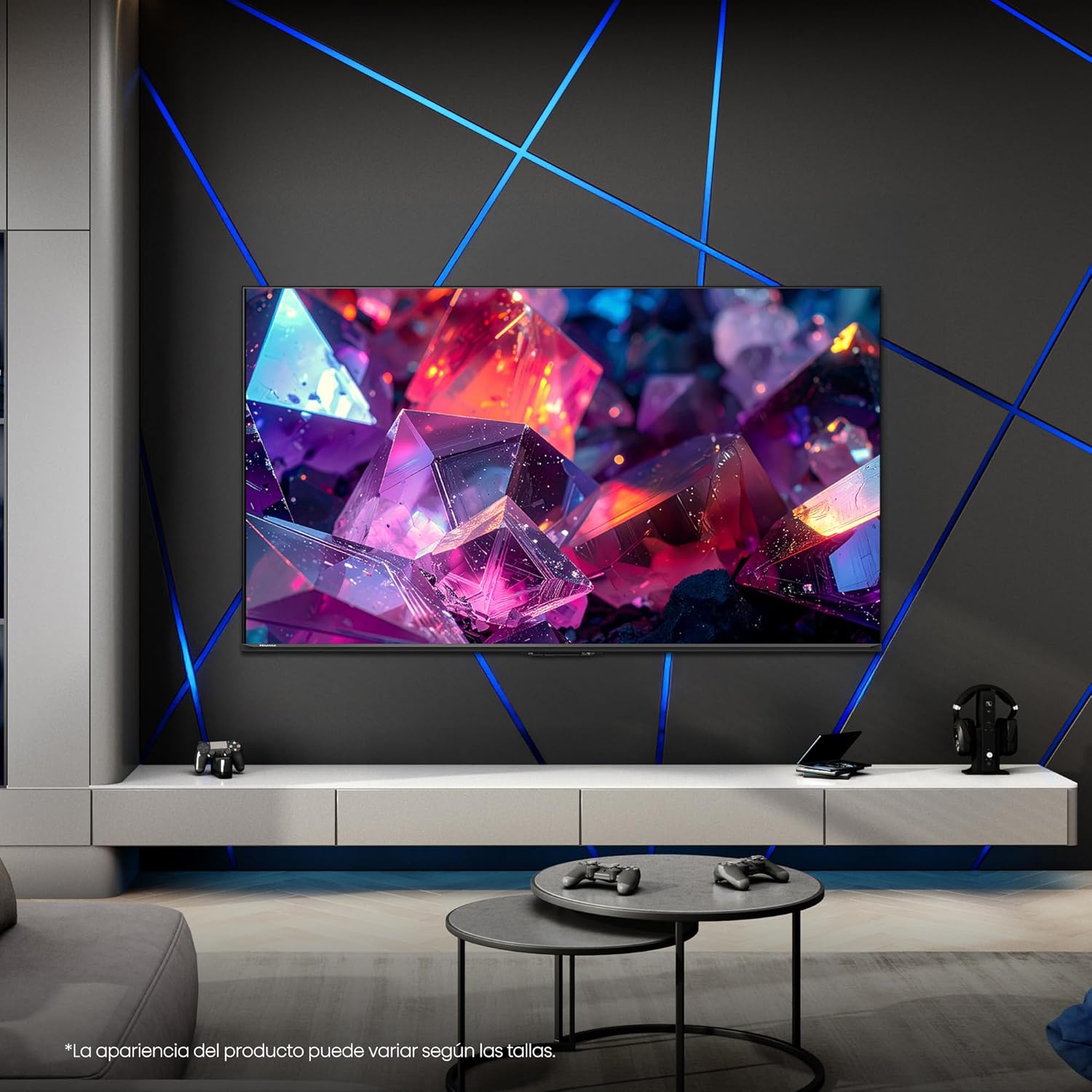 Hisense 50E7S Pro – Hi-QLED Smart TV 50 Pulgadas, Modo Juego 144 Hz Nativos, Hi-QLED Color, Dolby Vison.Atmos, Imágenes IA, Smooth Motion IA, AMD FreeSync Premium Pro, HDR10+Gaming 15