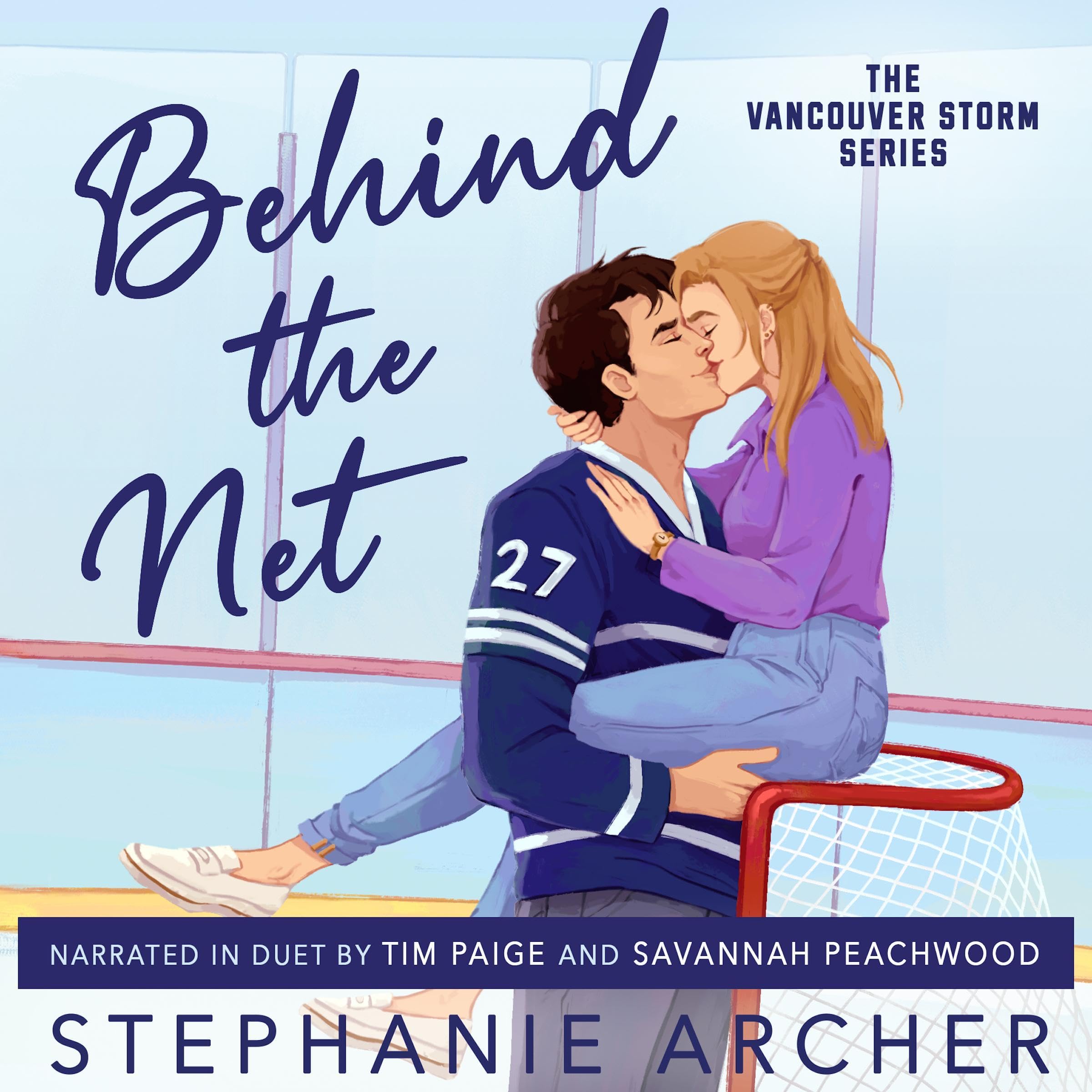 Behind the Net: A Grumpy Sunshine Hockey Romance