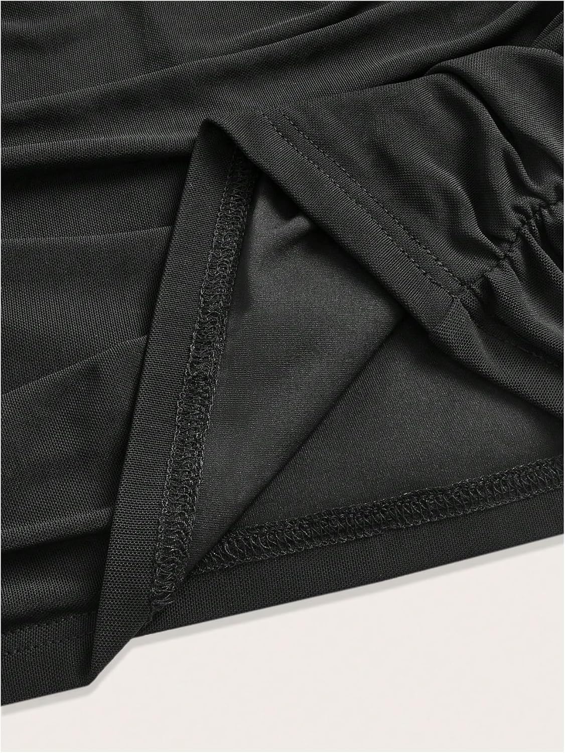 WDIRARA Girl's Ruched Mesh Skirt Bodycon Mini Skirt Stretch Short Skirts - Image 3