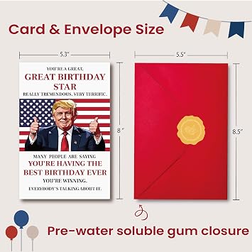 Funny Birthday Day Card, Happy Birthday Cards Humor Gift from Son Daughter or Kids Hilarious & Heartfelt Greeting Card Premium Quality Unique Gift for Men, Grandfather, Husband & Father