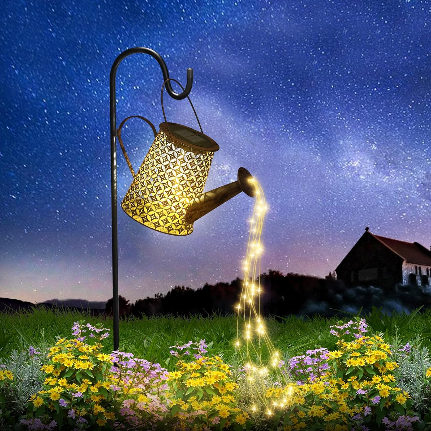 NEU Solar-Deko-Giesskanne mit LED Beleuchtung (Neu und originalverpackt) in Wittenbach für CHF