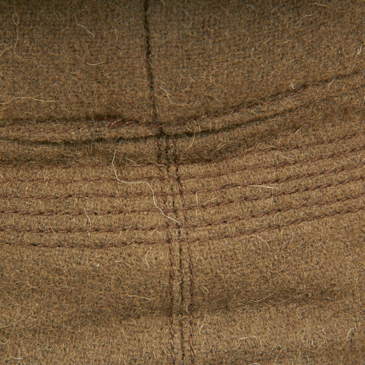 IMA British WWI Gor Blimey 1915 Winter Forage Trench Wool Cap- Size US 7 (56cm) Khaki/Green