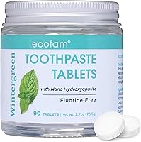 Vista 9 de Tabletas de pasta de dientes – Menta de vainilla Tabletas de pasta de dientes Nano hidroxiapatita masticables Sin flúor l 90 pestañas