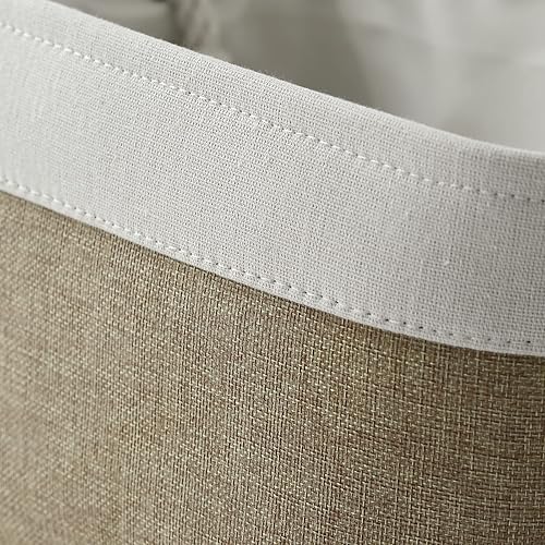 Miniatura 4 de TheWarmHome Storage Basket for Organizing - 16x12x8 inch Large 3 Pack Collapsible Storage Bin for Shelves with Handles, Fabric Storage Cubes for