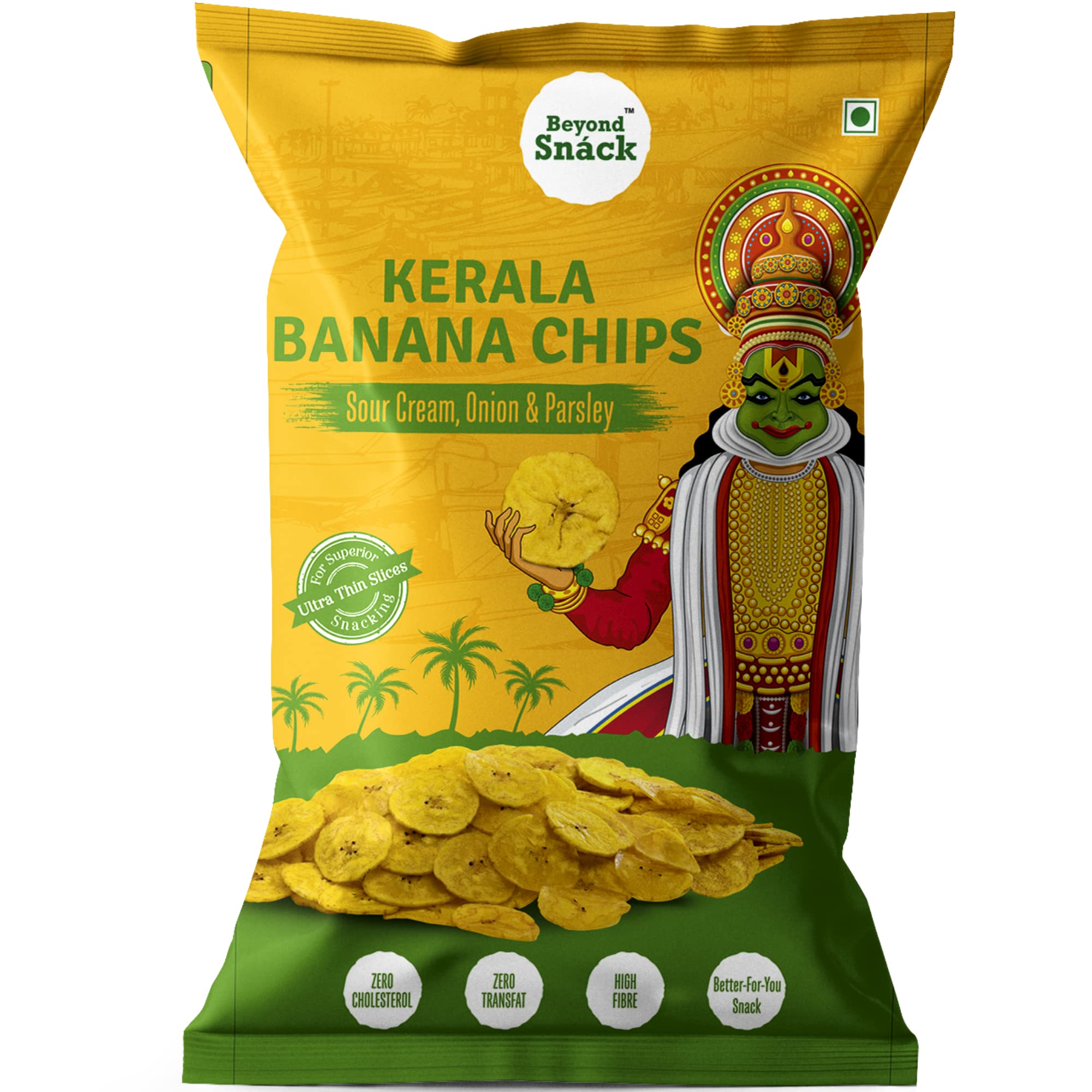 Beyond Snack Kerala Banana Chips -Sour Cream Onion & Parsley 75gms (B09N9W39SR) Amazon Price History, Amazon Price Tracker