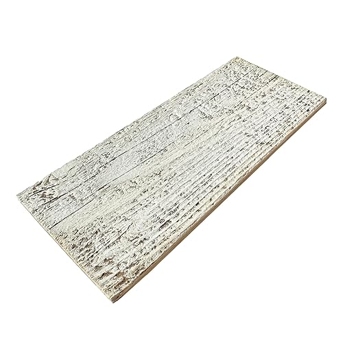 BARNWOODUSA Tablones de Madera Recuperada Real - Paneles de Machihembrado Fáciles de Clavar para Revestimiento de Pared de Madera Rústica (Lavado