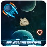 Flat Design Galaxy Spaceship Adventure