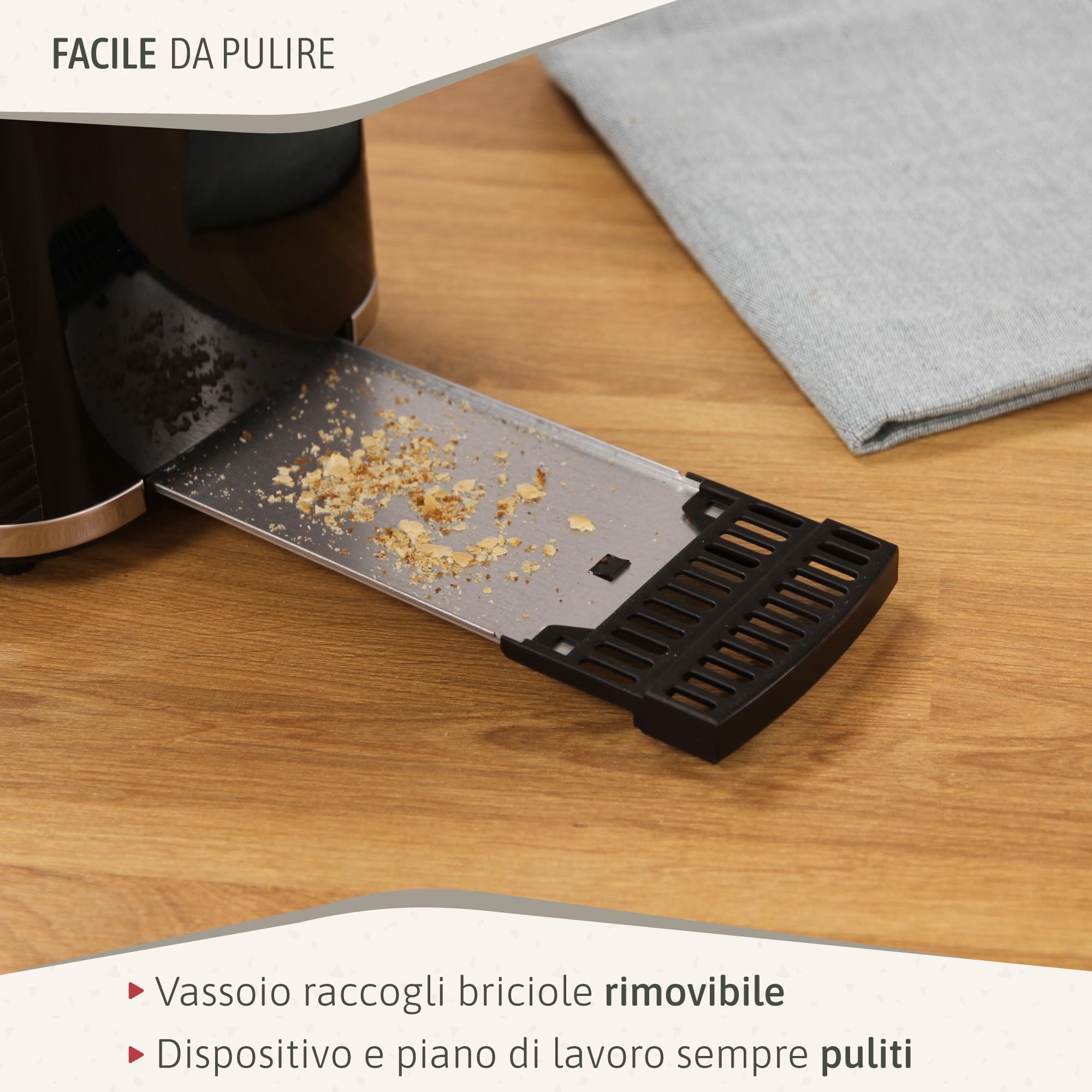 briebe Elegance, Set tostapane con fessura larga 2 fette + bollitore d'acqua elettrico 1,7 l senza fili 2200 W, senza BPA + caffettiera a goccia con filtro 10 tazze 1,25 l, set colazione design
