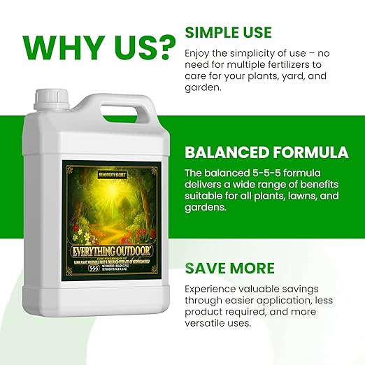 Humboldts Secret Everything Outdoor 5-5-5 Fertilizante Líquido 3.79 L miniatura 7