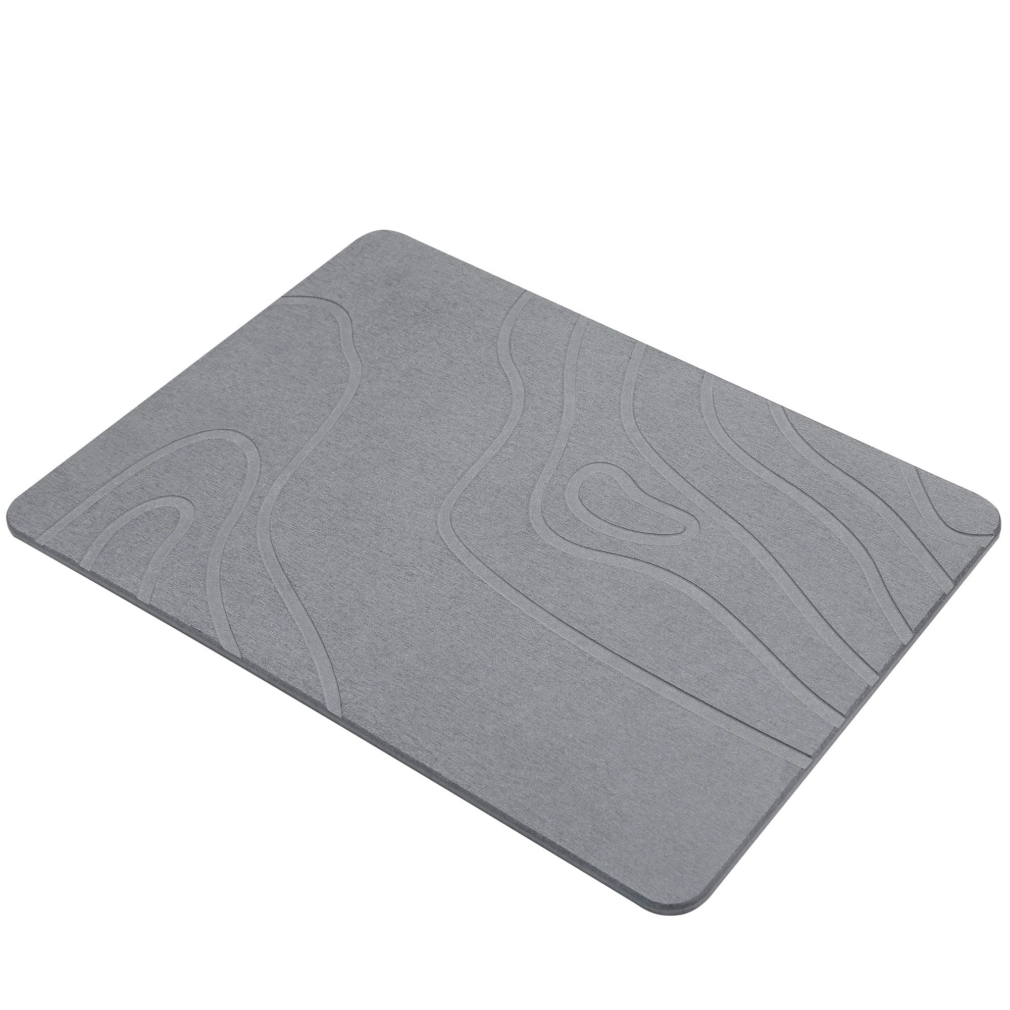 Tapis de bain en pierre pour une salle de bain moderne chic