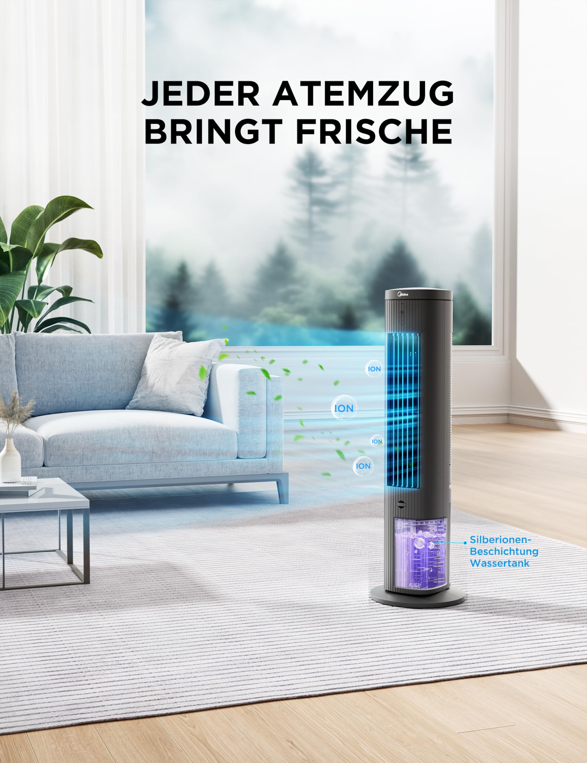 Midea Rafraîchisseur d'Air 3en1 5L avec Télécommande Ansicht 4