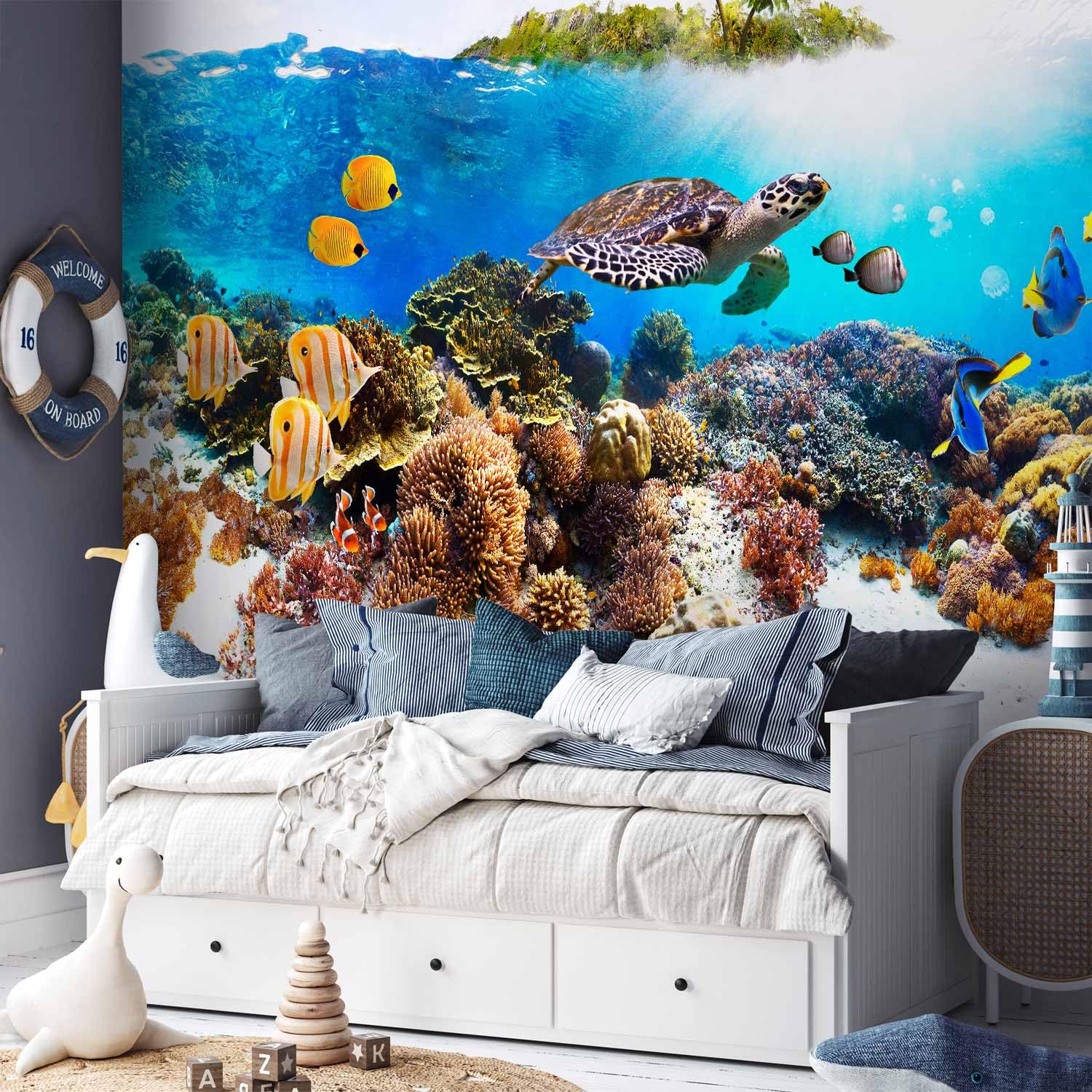 Fotomurales B&D XXL - 400x280 cm XXL Papel pintado tejido no tejido Decoración de Pared decorativos Murales moderna de Diseno Fotográfico naturaleza agua 10110903-48