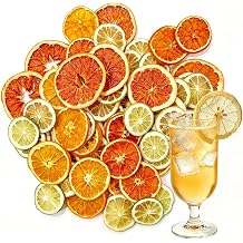 Dehydrated Citrus-120Pcs Dried Lemon, Lime, Orange, Grapefruit&Blood Orange