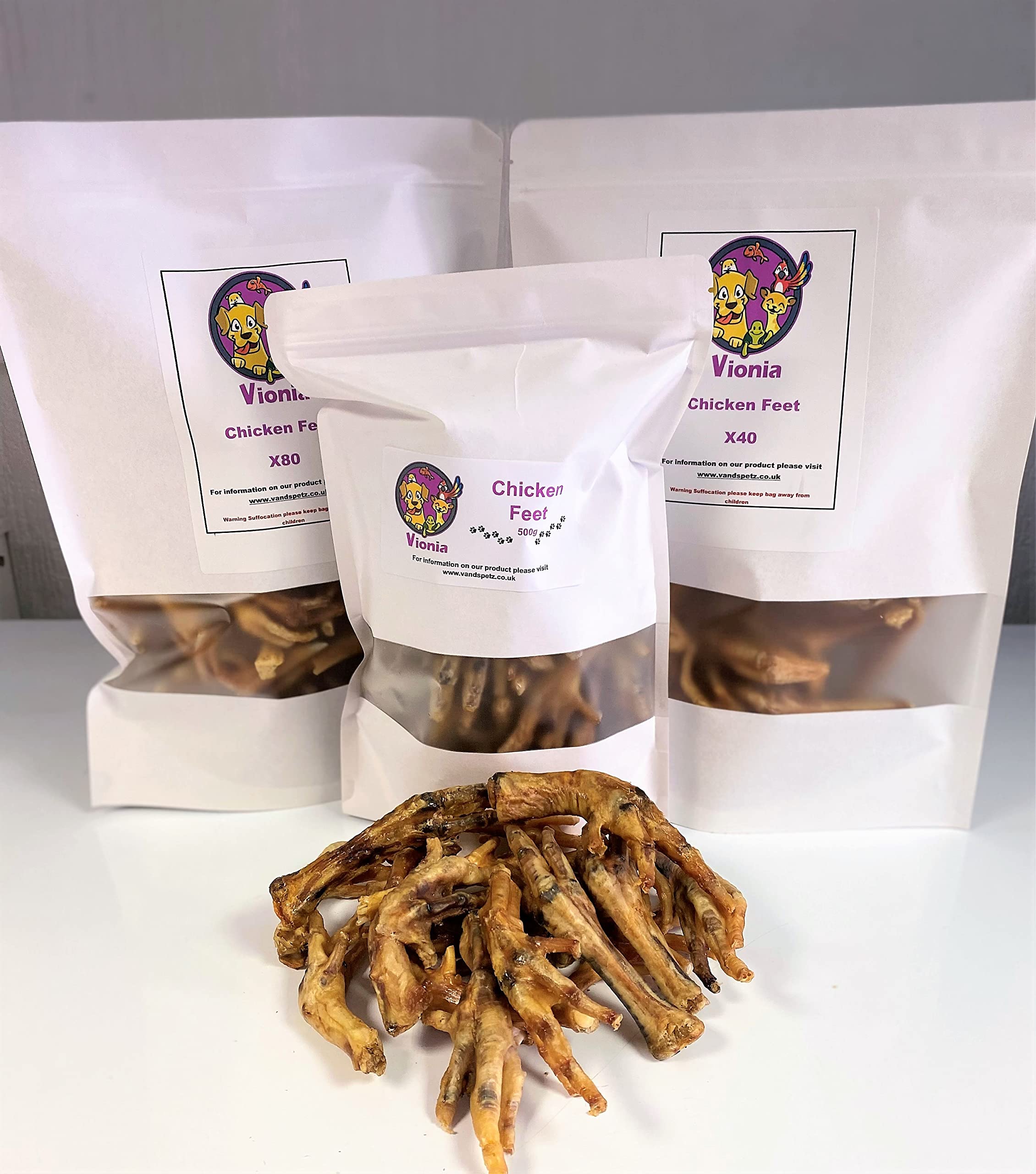 Chicken Feet x40, 500 g (Pack of 1) - Image 2